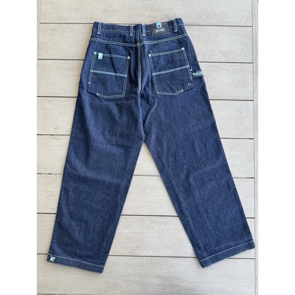 Vintage Southpole Studio Jeans 34 Cargo Baggy Denim Y2K Wide Leg Looney Tunes